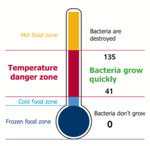 Temperature Danger Zone infographic