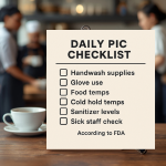 PIC Daily Checklist
